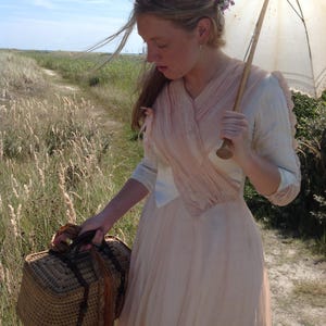 1890s antique dress , strong.