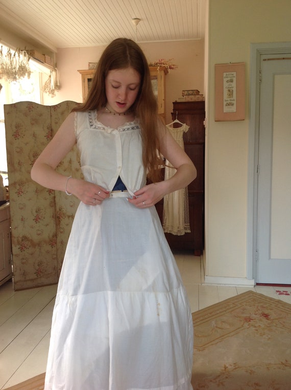 antique camisole, corset cover - image 2