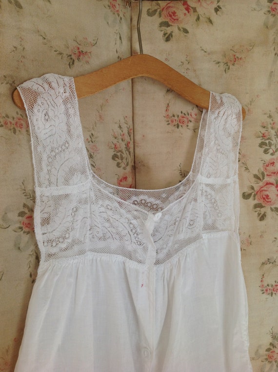 antique bloomers camisole with valenciennes lace - image 7