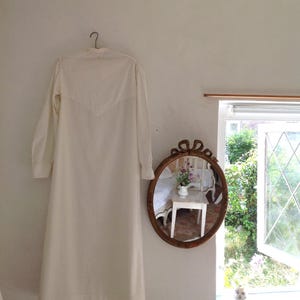 hand embroidered antique nightgown 1880s LARGE image 7