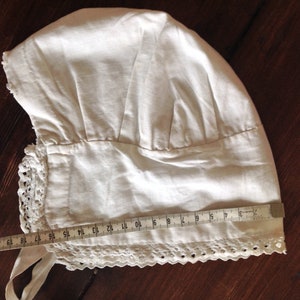 antique bonnet, prairie hat for a young child