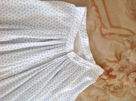 antique calico print skirt - image 8