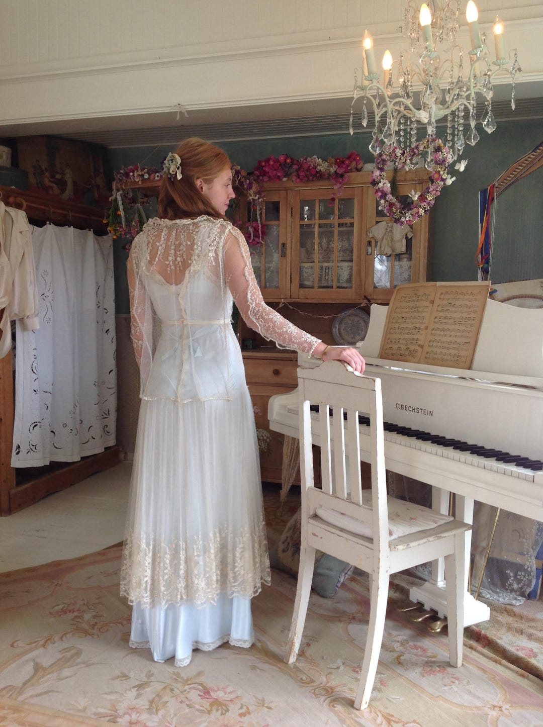 Robe De MariÃ©e Ancienne 1900 Robe Ancienne En Tulle Et Dentelle