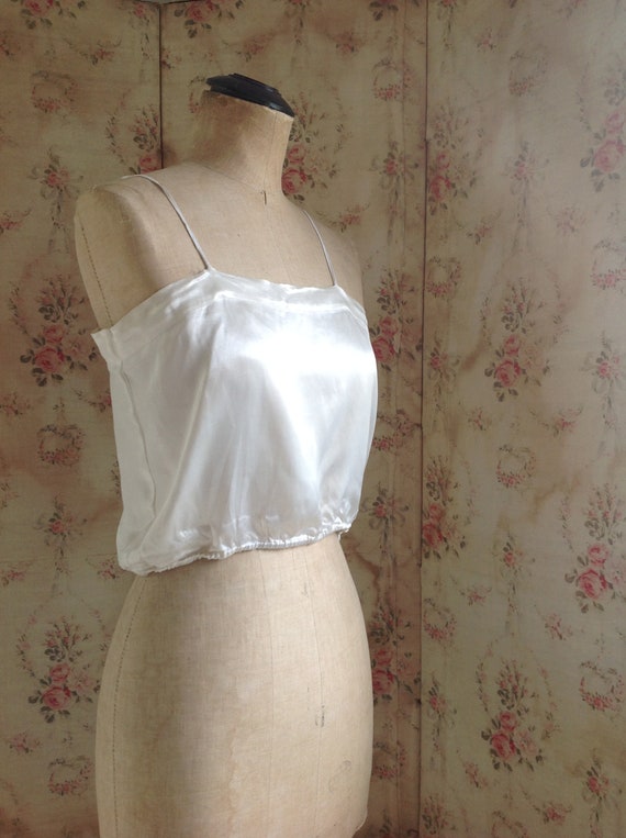 1930s satin top, camisole