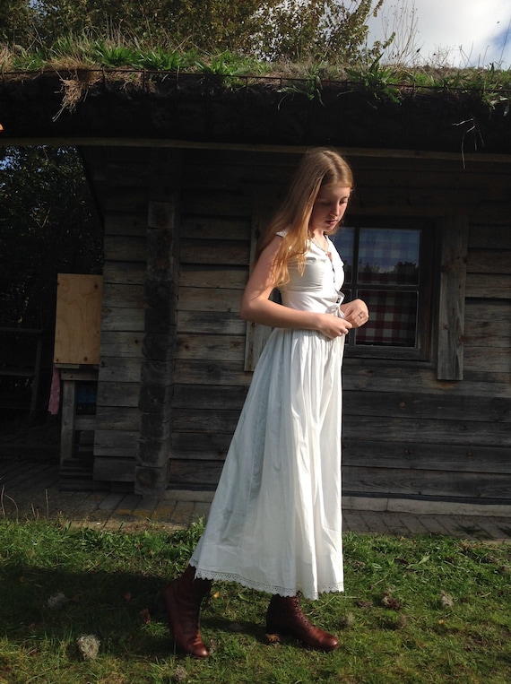 antique dress , nightgown