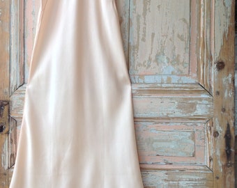 beautiful antique silk slip dress