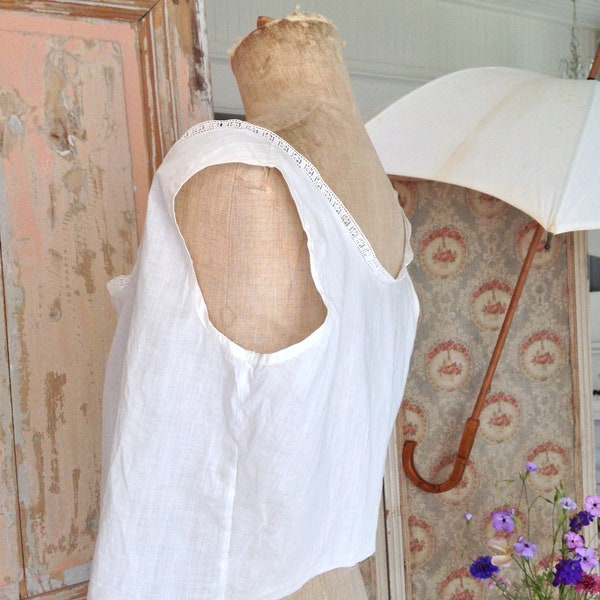 unfertiges antikes Hemdchen, Projekt