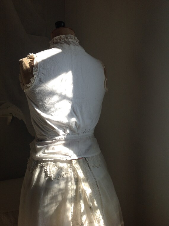 1870s blouse under garment, victorian