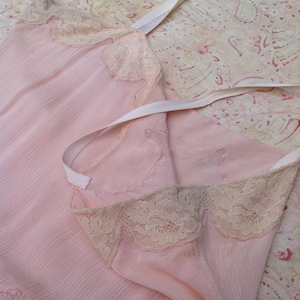 antique silk dress, slip dress