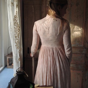 antique cotton print daydress 1890s image 4