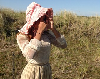 antieke motorkap, roze motorkap volwassen grootte