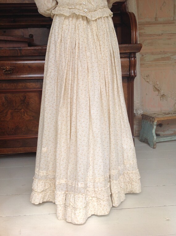 2PC antique calico dress XXS strong - image 4