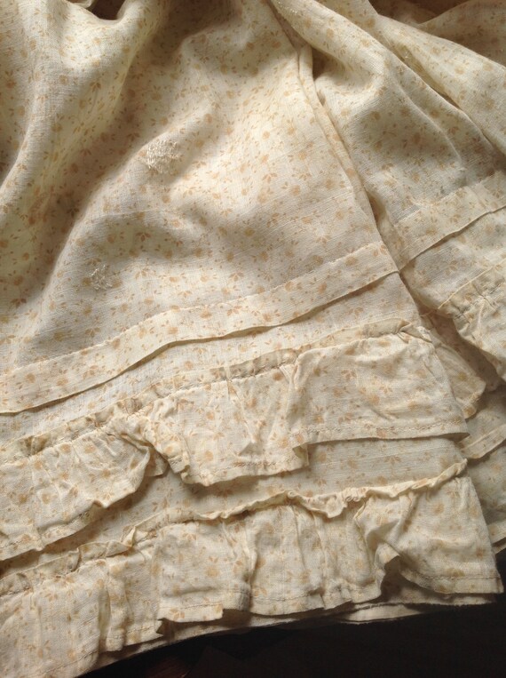 2PC antique calico dress XXS strong - image 8