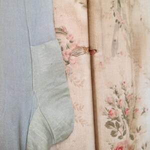 egg blue silk stockings 1890s image 10