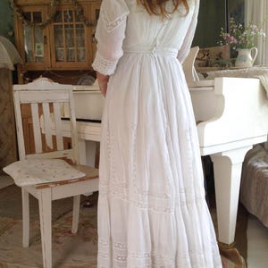 antique tea dress from the 1890s