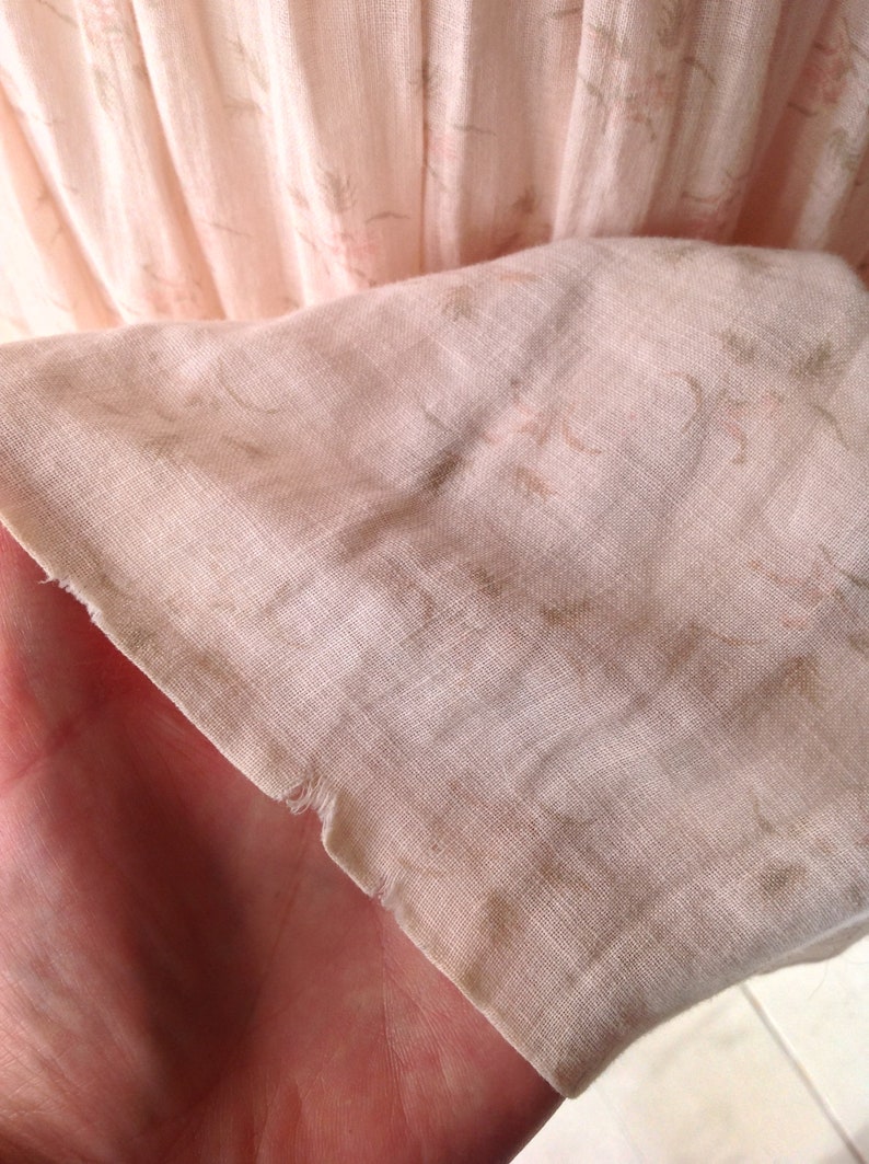 antique cotton print daydress 1890s image 10