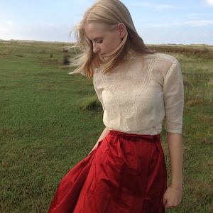 1870s cotton blouse