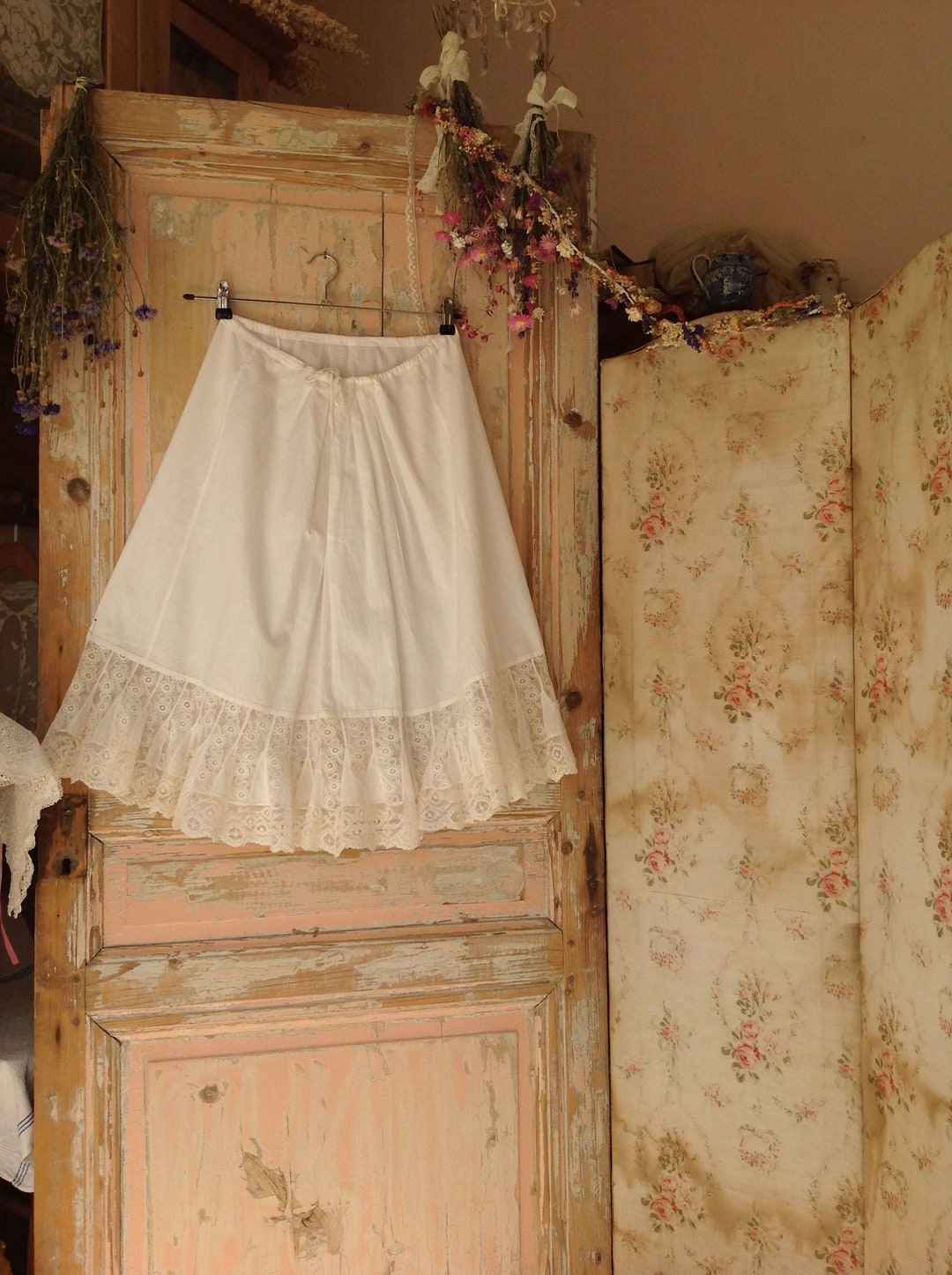 アンティークペチコートスカート - Etsy 日本