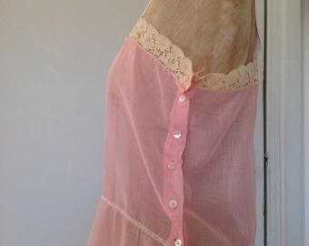 antique top , step in chemise