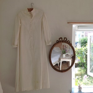 hand embroidered antique nightgown 1880s LARGE image 3
