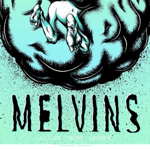 Melvins - 18x24 signed official show gig poster - Vancouver, BC, The Venue, 2018