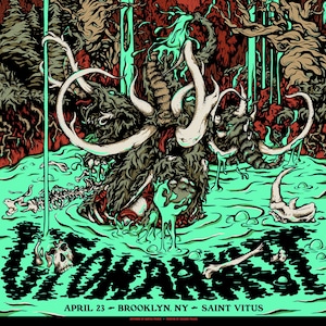 Ufomammut official show poster - Brooklyn, New York, 2019, signed