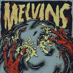 Melvins official show poster - Long Beach, CA, 2022
