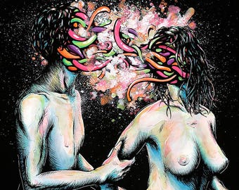 Free Radicals - 12x12, signed and numbered, archival Giclée fine art print