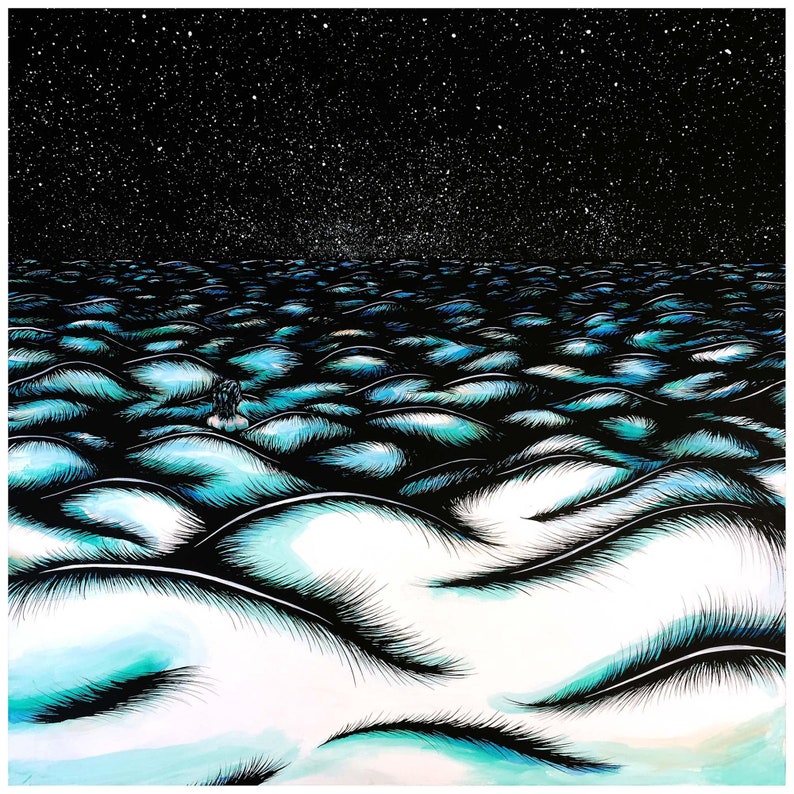 Adrifter - 12x12, signed, archival fine art print image 1