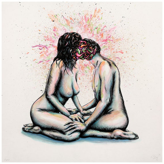 Covalent Bond - 12x12, signed and numbered, archival Giclée fine art print