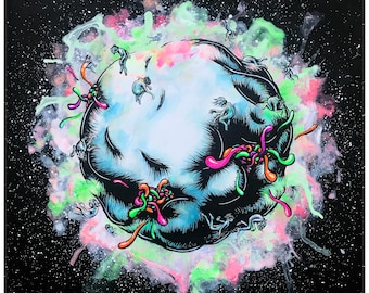 Fragmentation - 12x12, signed and numbered, archival Giclée fine art print - unframed