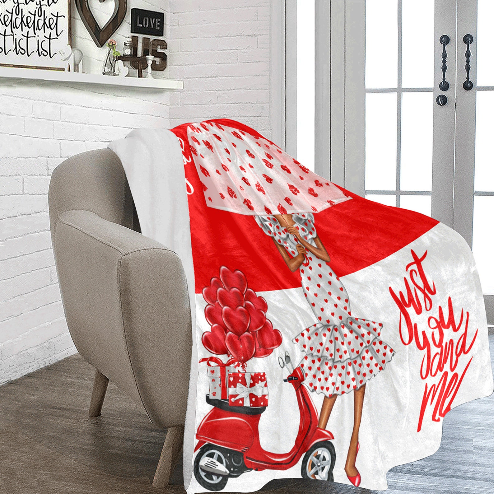 Valentines Blanket Lovers blanket valentines gift gift for Etsy