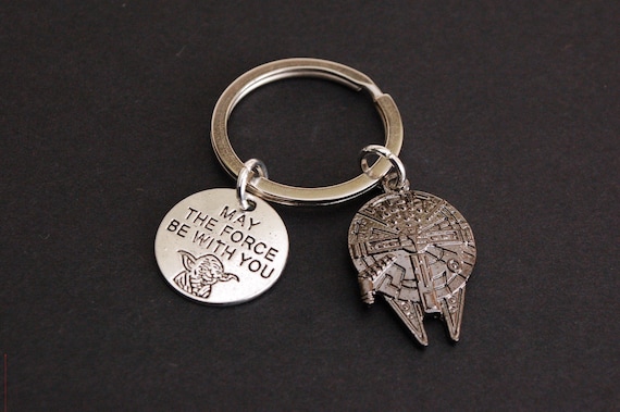 Millennium falcon shop keychain