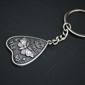 Death's head moth Ouija board planchette yes no evil eye Keyring Keychain  giftgift