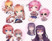 ドキドキ文芸部 DDLC モニカ サヨリ ユリ ナツキ 缶バッジ アクスタ ドキドキ文芸部4人アクスタセット｜Yahoo!フリマ（旧PayPayフリマ）