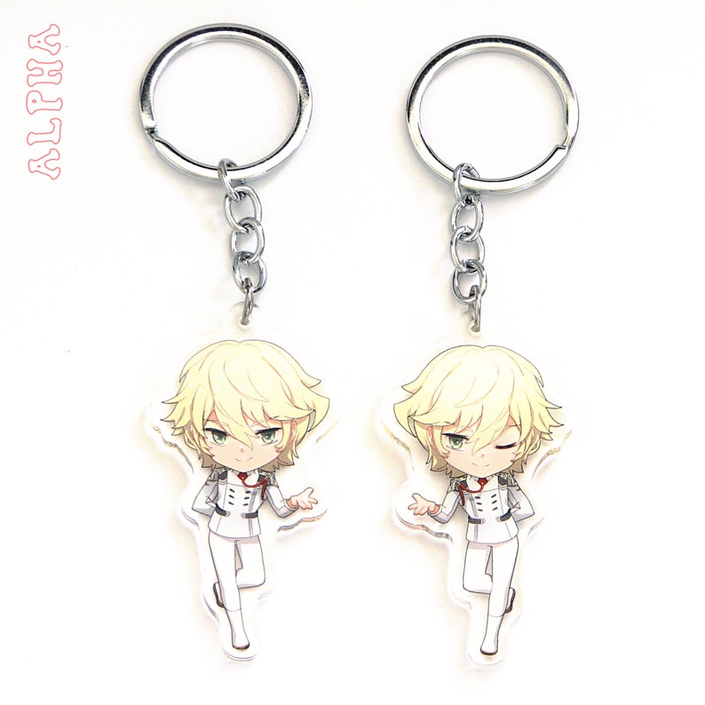 Darling in the Franxx Acrylic Keychains Zero Two Charm Hiro Etsy