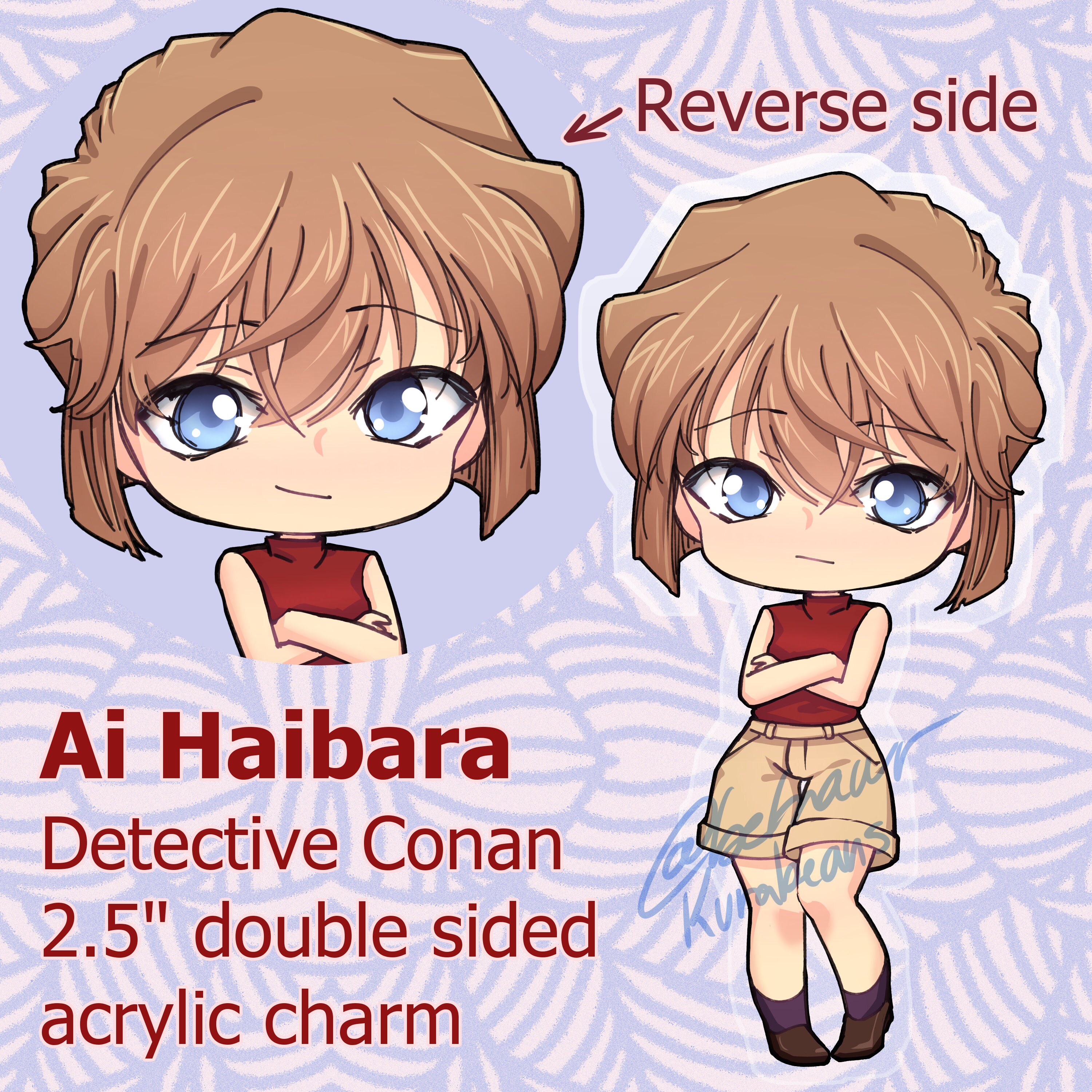 Ai Haibara Charm Shiho Miyano Detective Conan Charm Meitantei Etsy Ai Haibara Charm Shiho Miyano Detective Conan Charm Meitantei Etsy