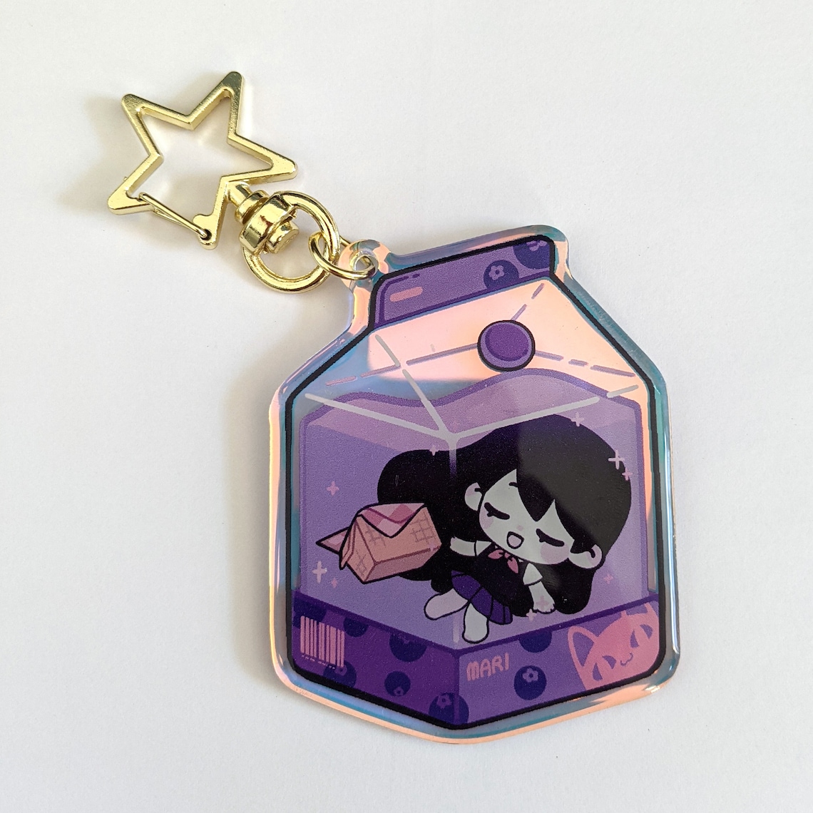 OMORI Charm OMORI Keychain Milk Set Sunny Charm Aubrey Charm Etsy