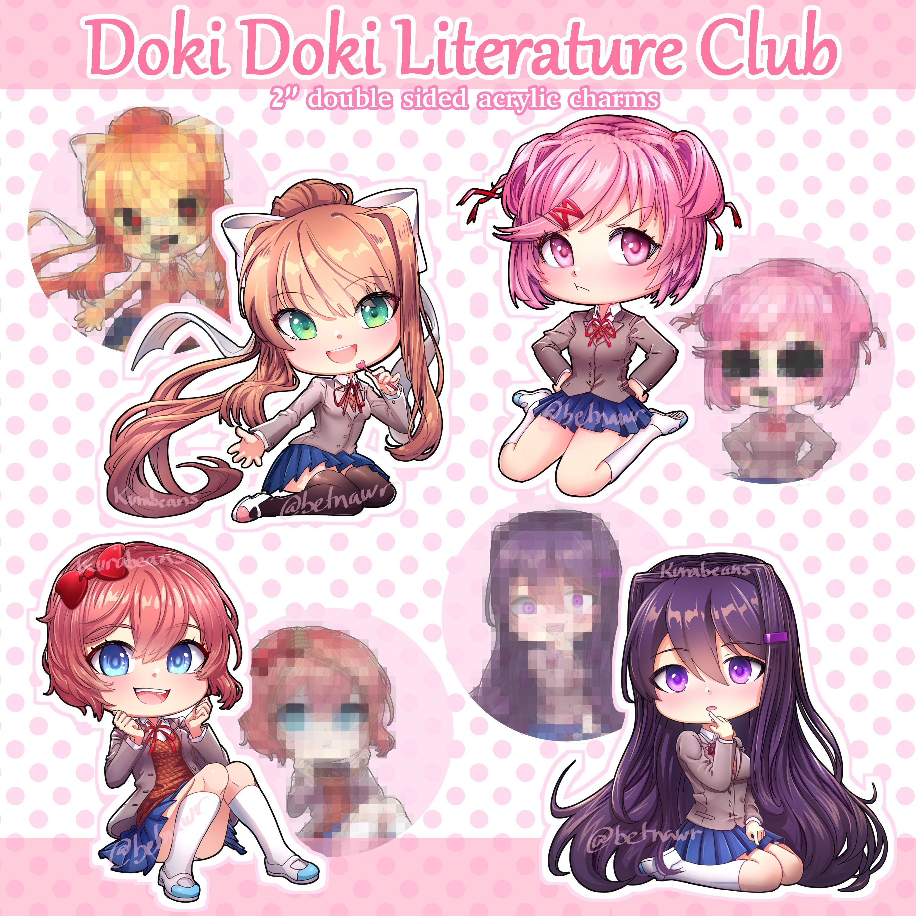 Doki Doki Literature Club! Game Cosplay Shoes DDLC Monika Pink Kawaii