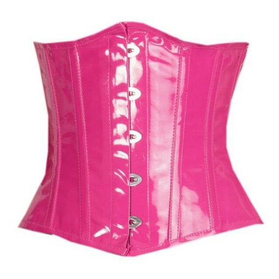 Hot Pink Woven Corset