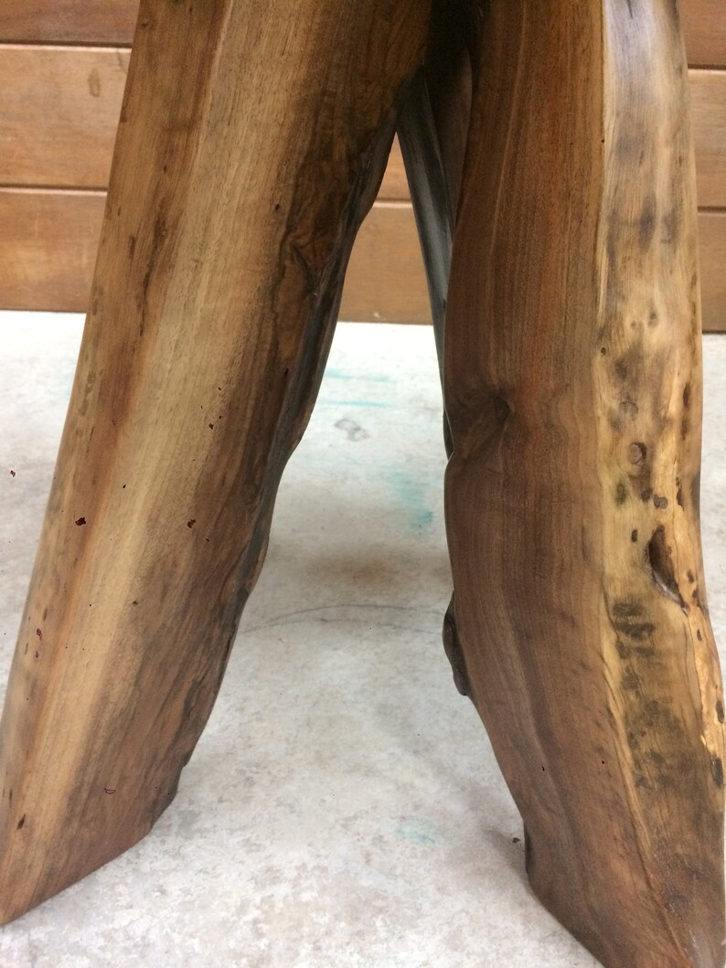 Walnut and Epoxy End Table Etsy