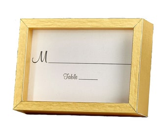 Gold Place Card Frame - Gold Wood Photo Frame Place Card Holder - Wedding Favors Decorations - MW70082