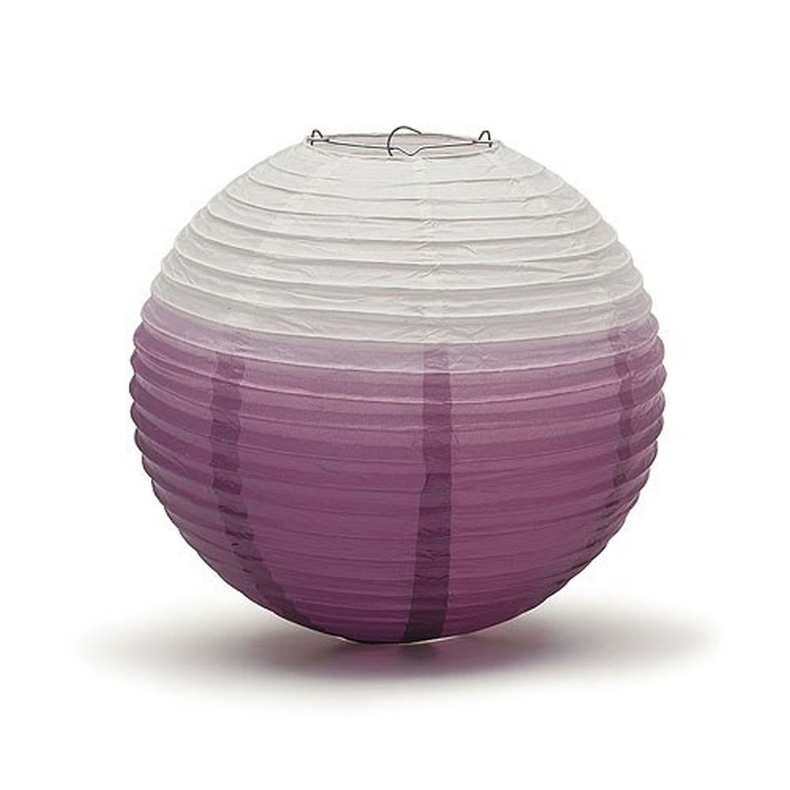 Purple Paper Lanterns Set of 3 Ombre 12 Paper Etsy
