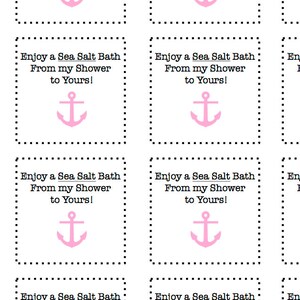 INSTANT - Nautical Favor Tags