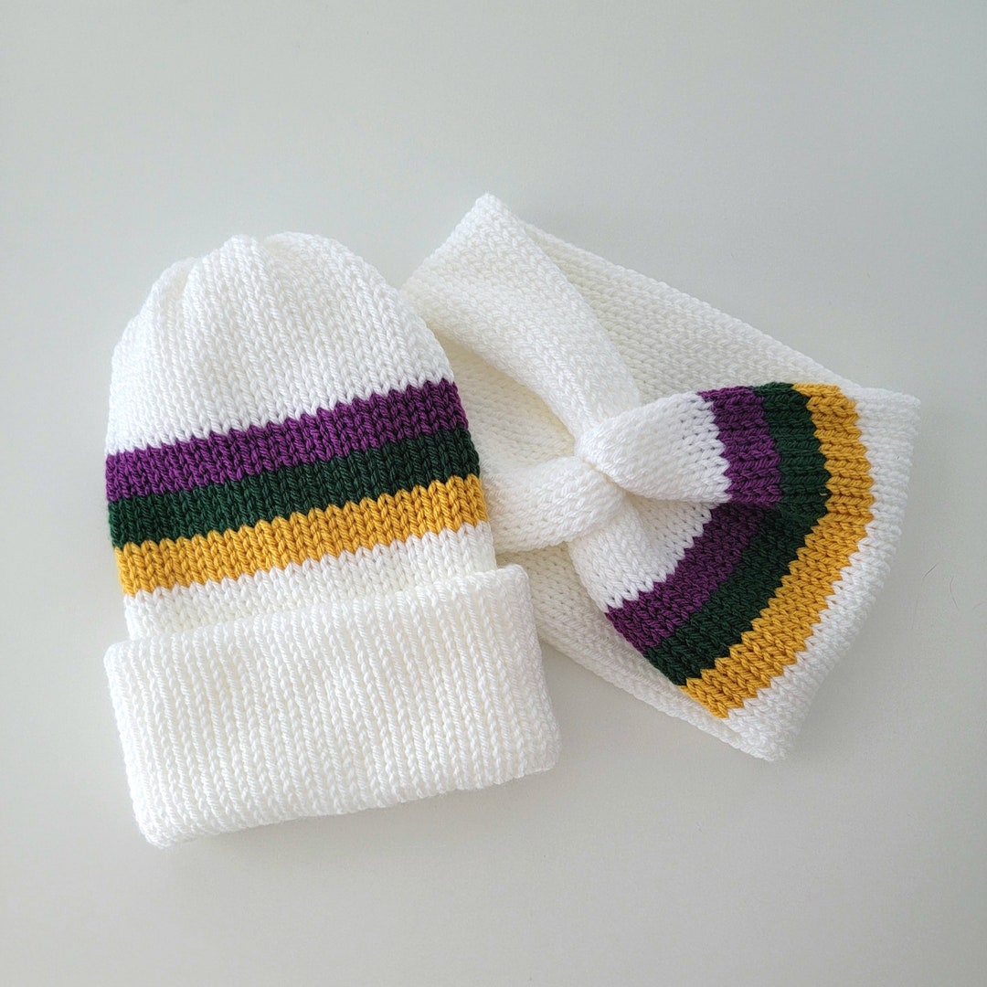 new orleans pelicans mardi gras beanie