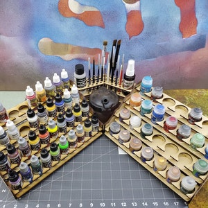 Corner Paint Brush Holder
