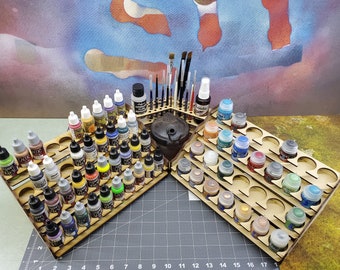 Corner Paint Brush Holder