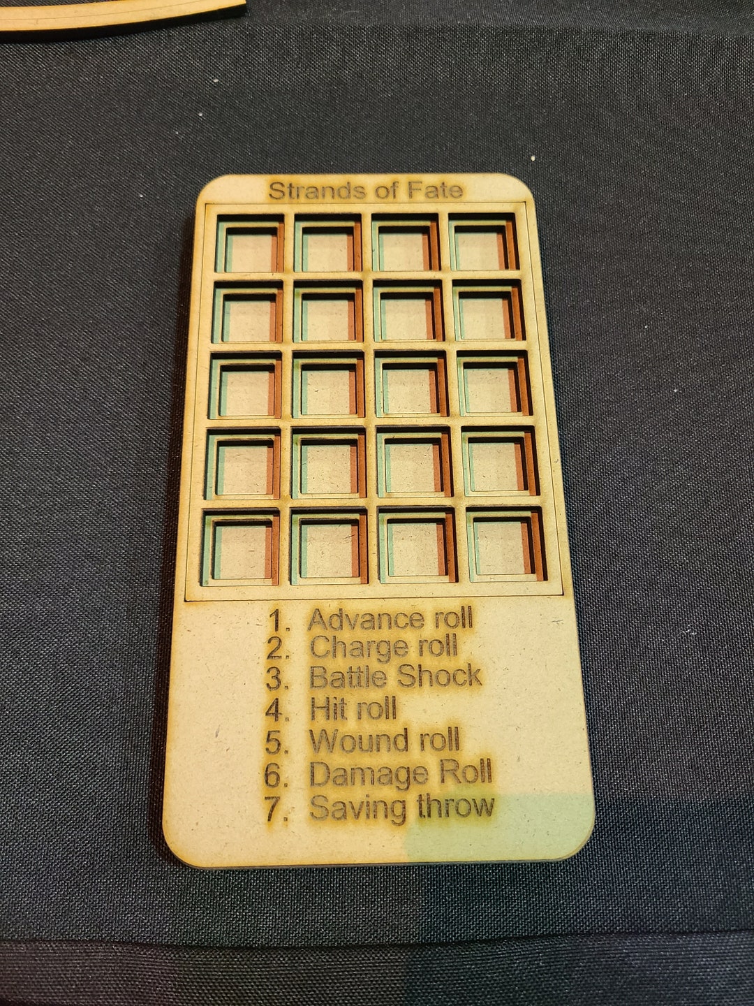 Eldar Strands of Fate Tracker MDF Warhammer 40K Etsy