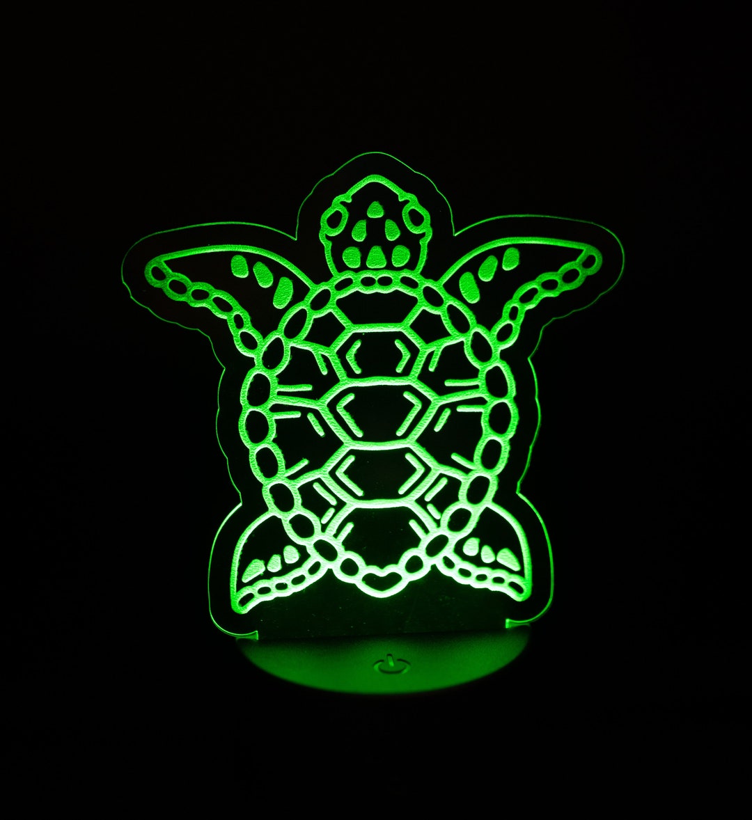 LED Sea Turtle Light Etsy