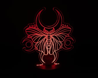 LED Lunar Moth Light